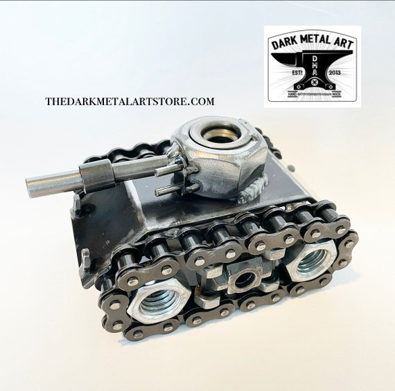 Army Tank Metal Art