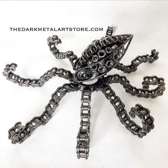 Octopus Metal Art