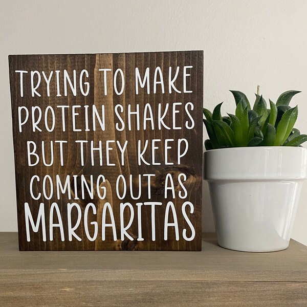 Trying to Make Protein Shakes but They Keep Coming Out as Margarita Etsy