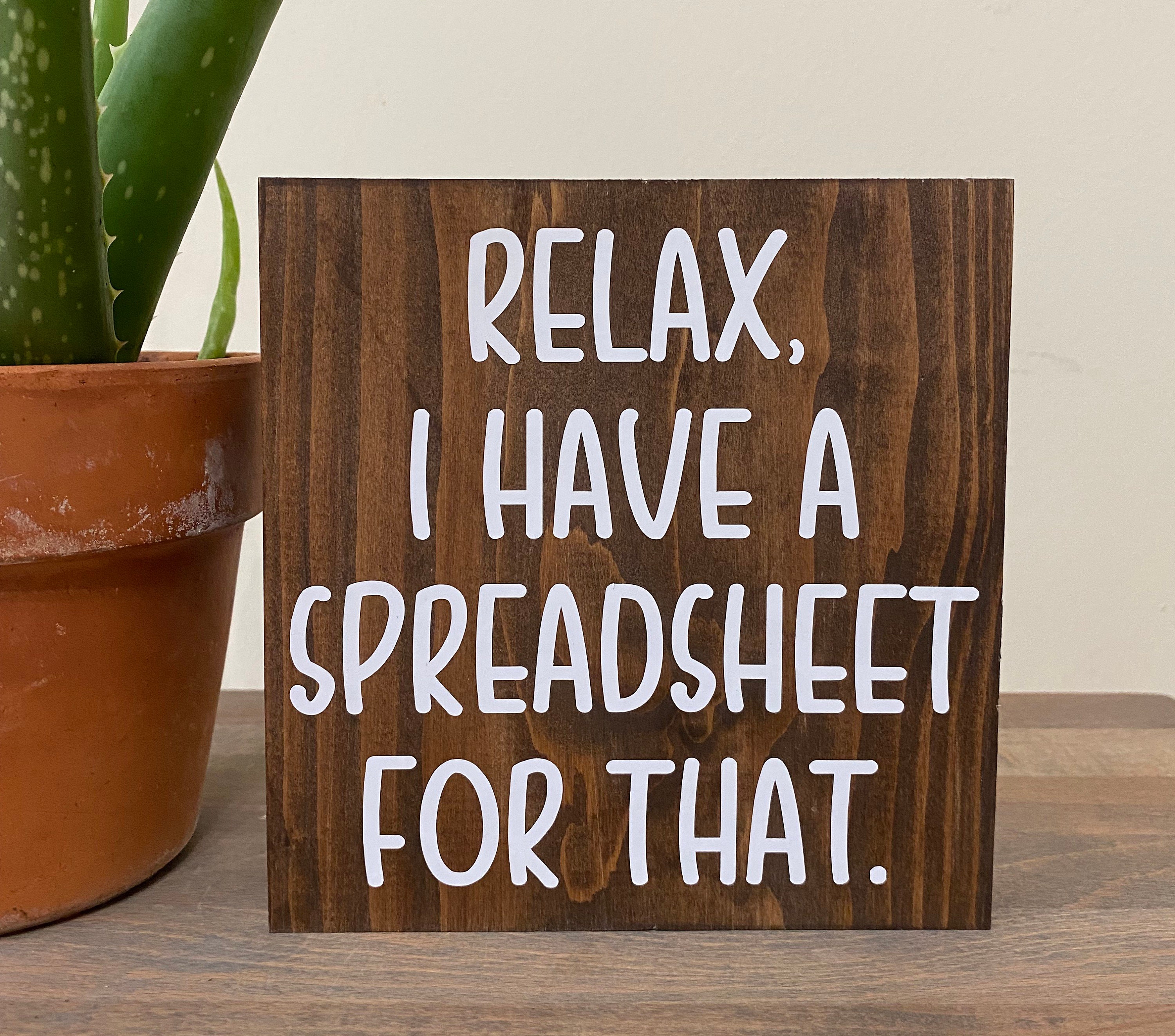 Office Decor for Women Desk - Cute Desk Decor - This Calls for a  Spreadsheet - Gifts for Boss, Boss Lady Women Friend Coworker Employees-  Plaque Sign