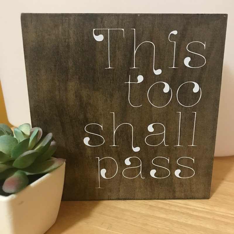 This Too Shall Pass - Wall Flag