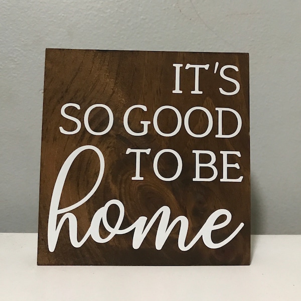 it’s so good to be home - new home sign - housewarming sign - established 2021 sign - entryway sign - family sign -