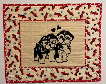 Puppy Love Wall Quilt