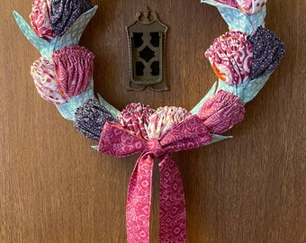 Spring Tulip Wreath