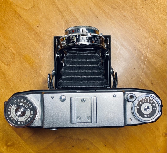 1955 6x6 Zeiss Ikon Mess Ikonta Camera 524/16 With Built-in