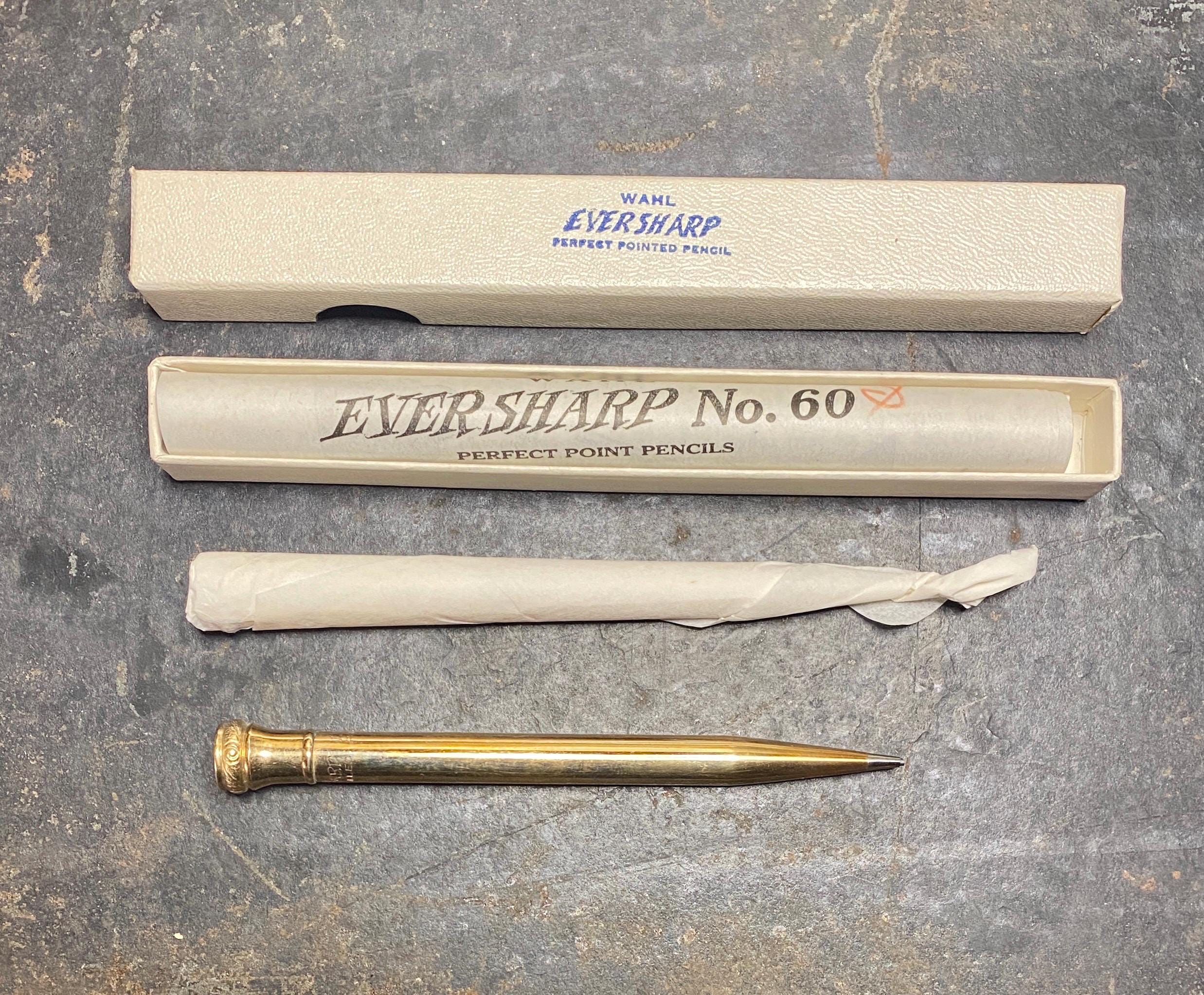 Vintage Venus Ever Pointed Gold Filled Mechanical Pencil Original Box
