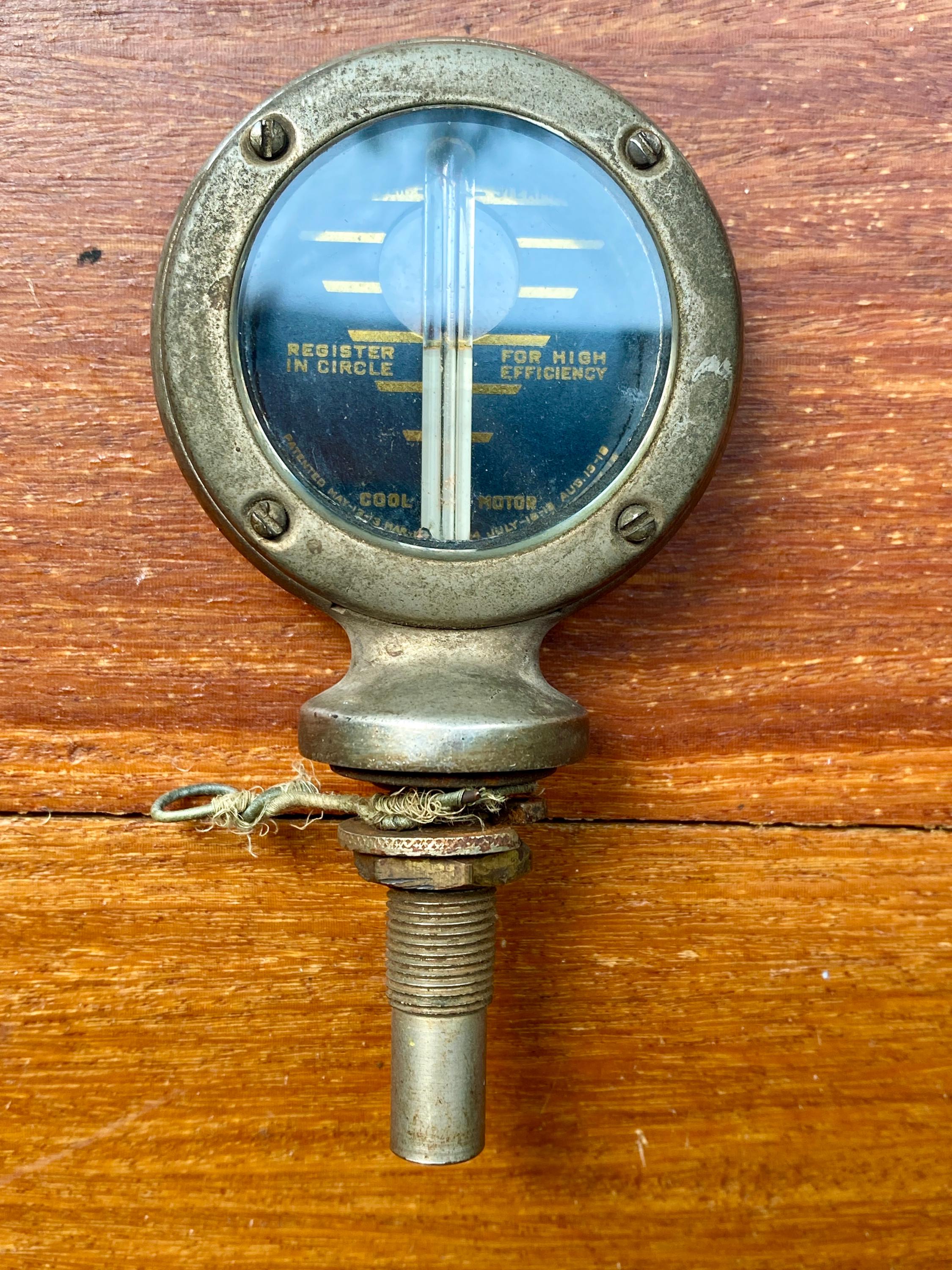 Vintage 1900's-1920's Boyce Motometer – Midget Model Patented