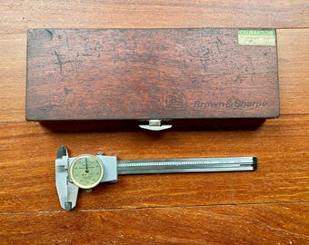 Brown & Sharpe 599-579-4 Dial Caliper 0 - 6" - Silver - Etsy
