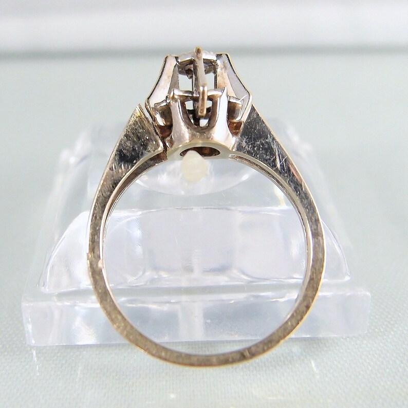 Extraordinary 18K Solid White Gold Belcher Set Petite Diamond Etsy