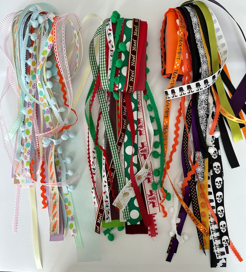 Ribbon Bundle – Assorted Styles, Craft Ribbon, 15 Yards - Etsy