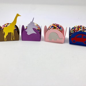 25 TRUFFLE HOLDERS - Forminhas para doces - Mini treat holder - Neon Colors - Candy holder - Up to 5 colors -  Choose a theme for your party