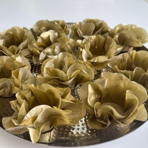 25 TRUFFLE HOLDERS - Ferrero Rocher wrapper - Forminhas para doces/brigadeiro - Chocolate wrappers - Model Camellia