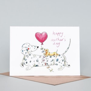 Feliz día de la madre, tarjeta de felicitación tamaño A6