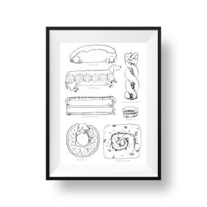 Cake Dogs, Digital Print