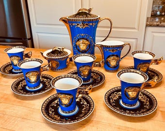 Versace Medusa Coffee Set Rosenthal 1990s NEVER USED - Etsy