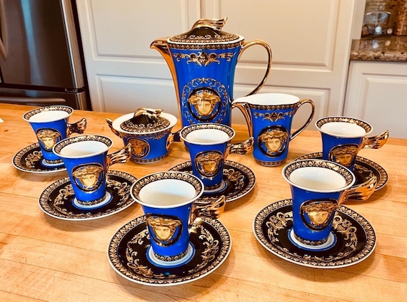 Versace Medusa Coffee Set Rosenthal 1990s NEVER USED - Etsy