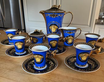 Versace Medusa Coffee Set Rosenthal 1990s NEVER USED - Etsy