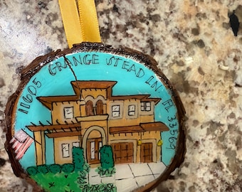 Personalized House Ornament