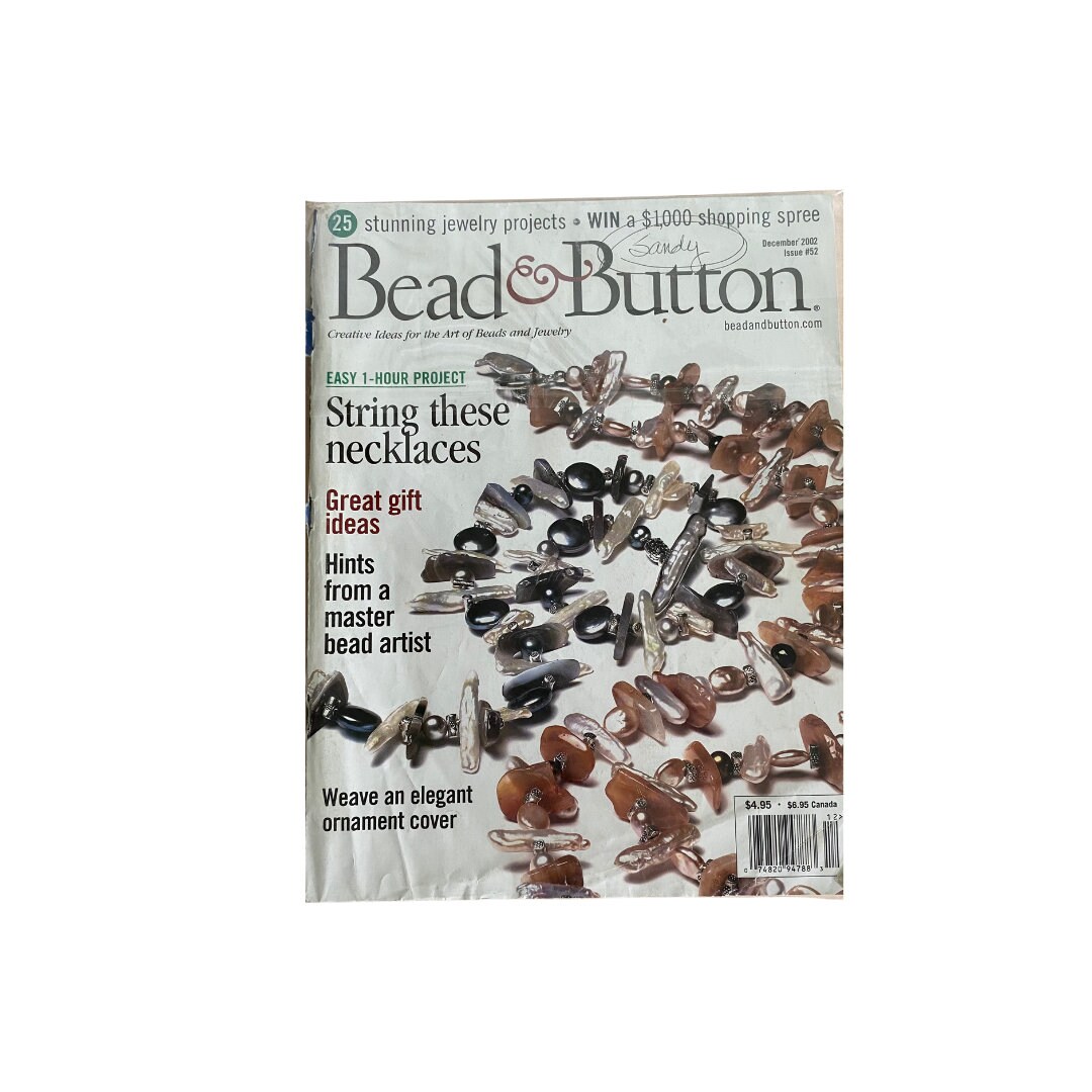 December 2002 Bead and Button Magazine Issue 52 Beadwork Inspiration ...