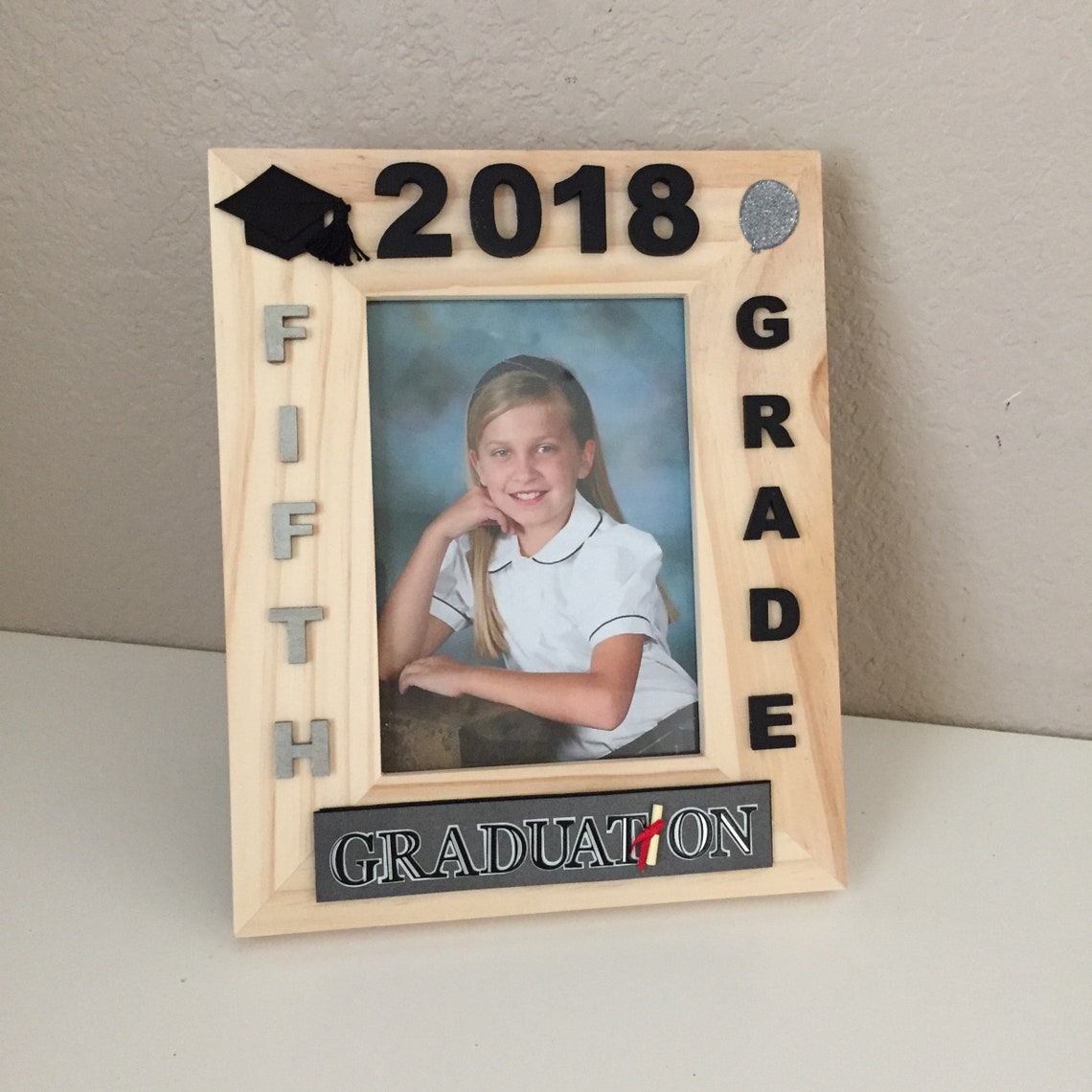 Elementary Graduation Frame 4x6 or 5x7 4th Grade 5th Etsy