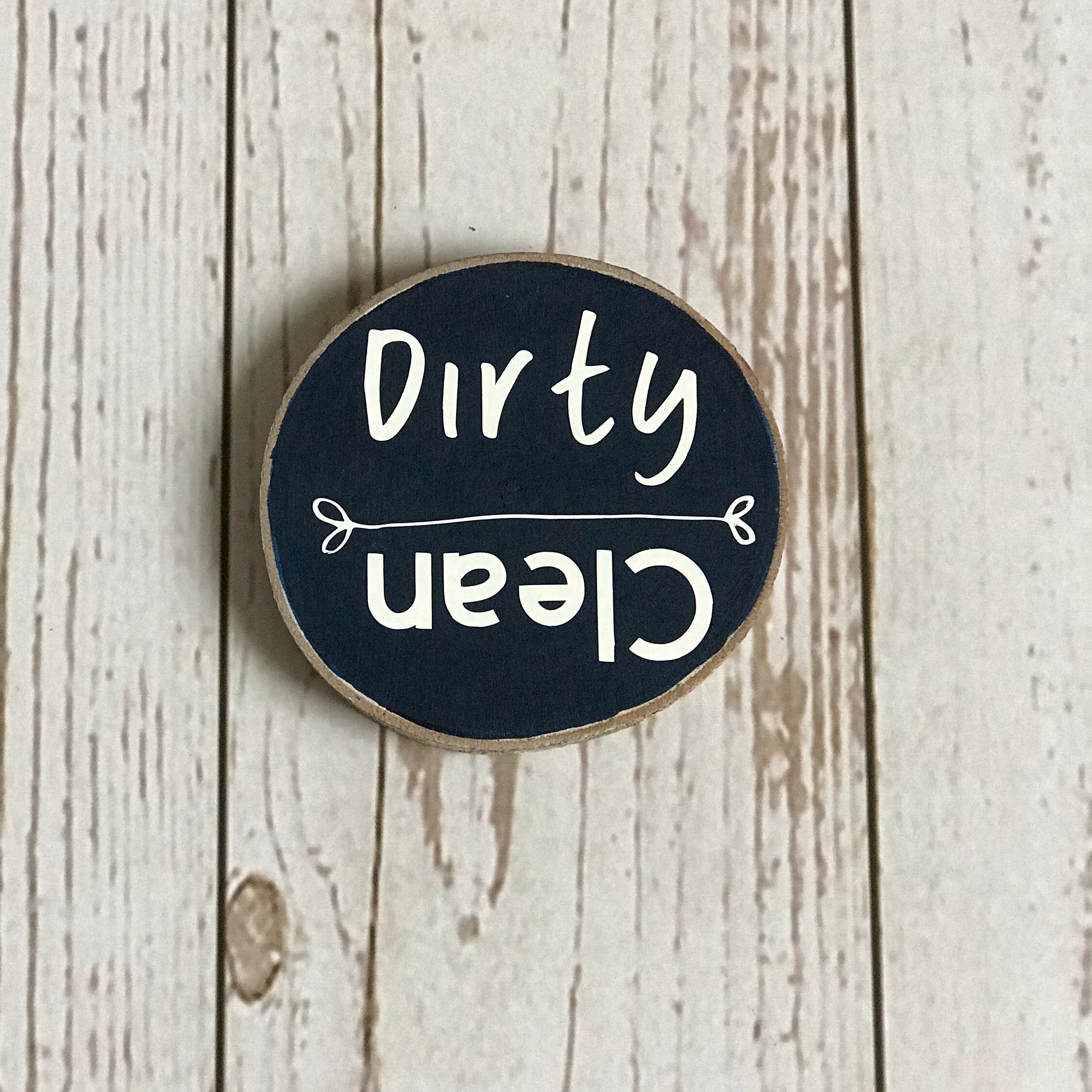 Clean/dirty dishwasher magnet – Bumble and Birch - Stationery and Gifts