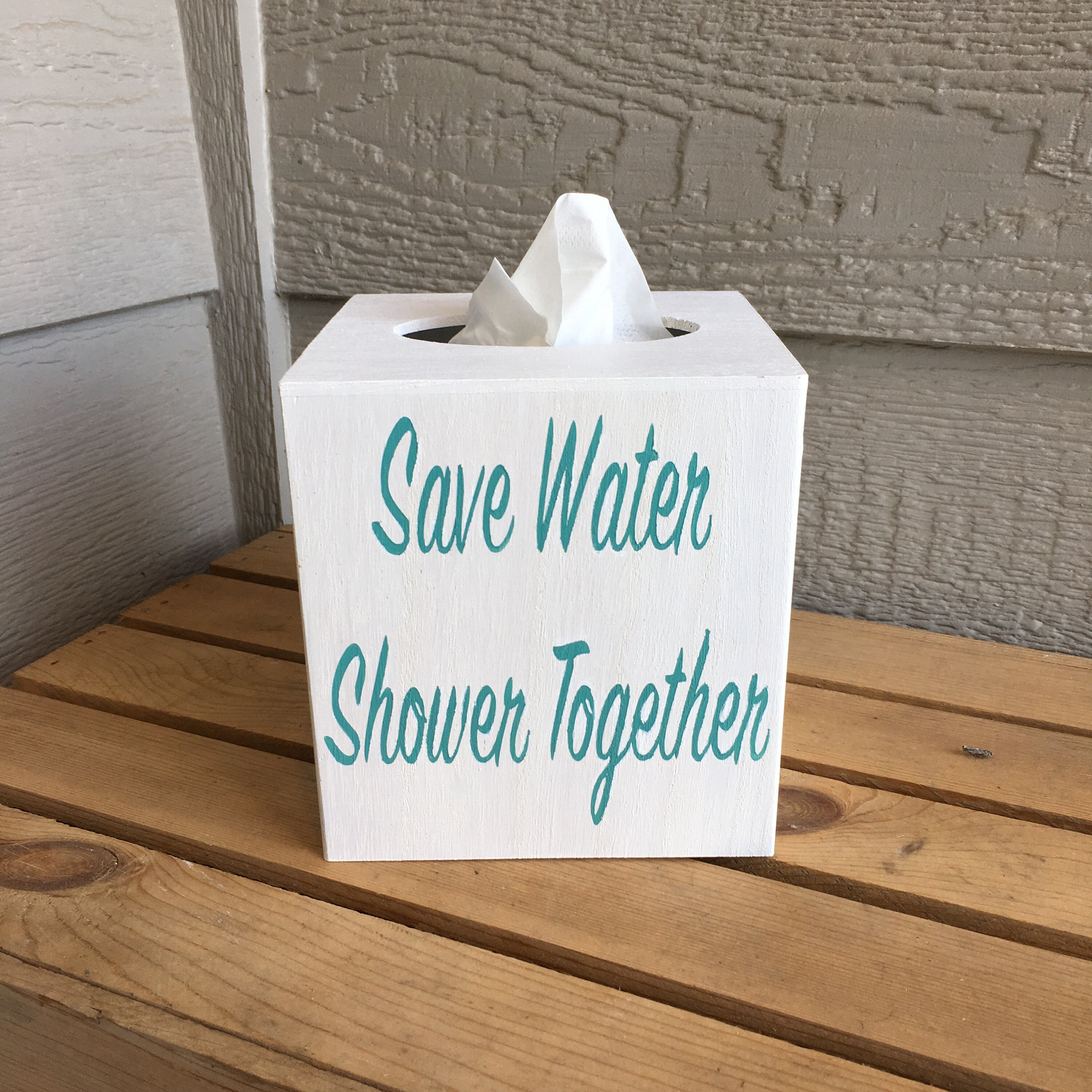 Save Water Shower Together Wood Tissue Box Cover Funny - Etsy Hong Kong Save Water Shower Together Wood Tissue Box Cover Funny - Etsy Hong Kong