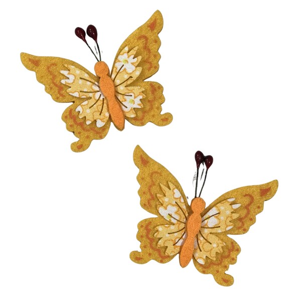 Butterfly Shaped Felt Animal Sticker | 2 Pack | Insects | Craft Basics | Kids Craft | Card Making | Scrapbooking