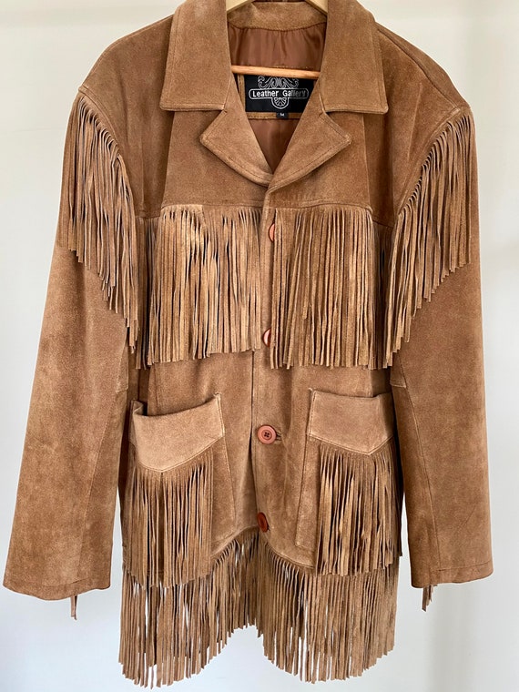 Vintage Western Fringe Suede Jacket by Leather Gal