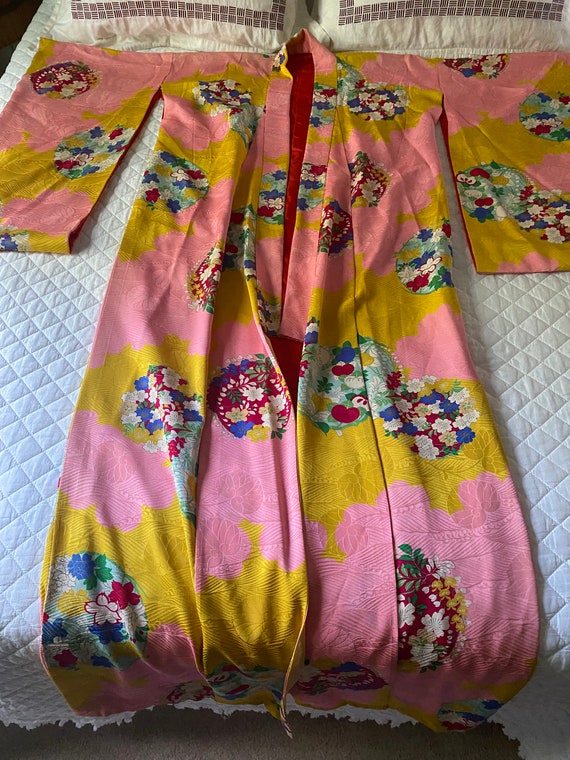 Vintage Japanese Kimono hand crafted