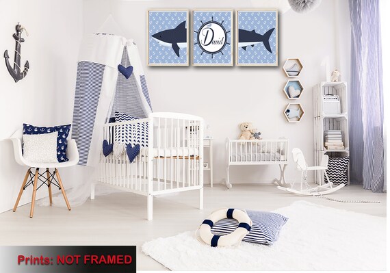 shark nursery decor
