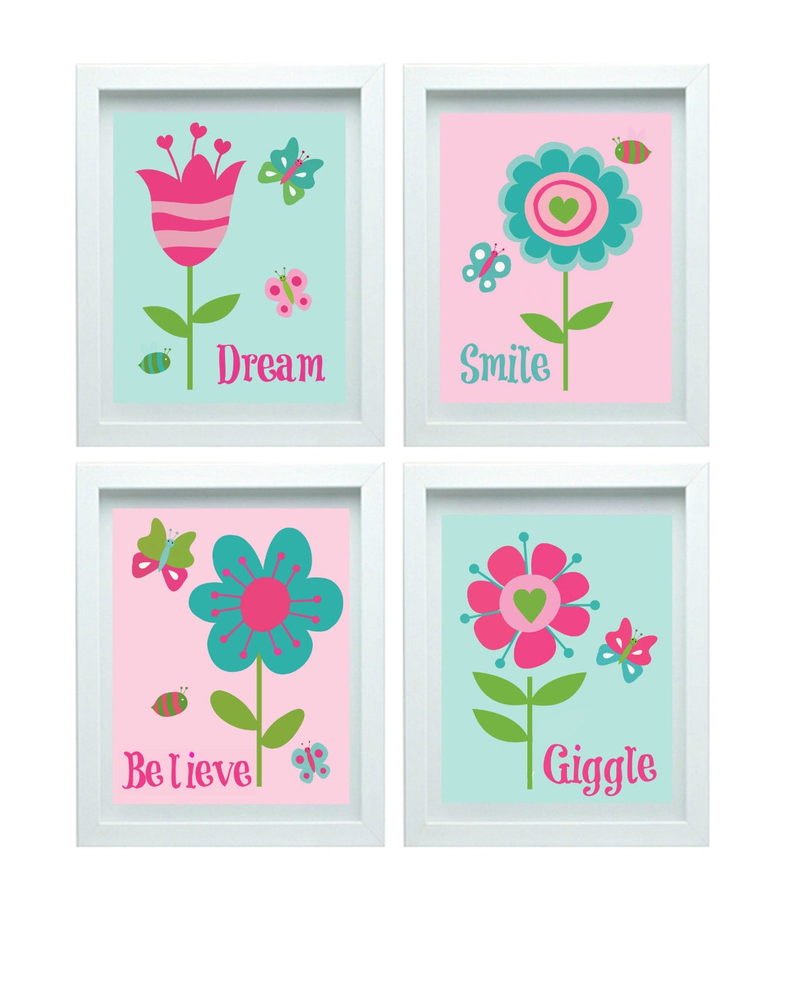 Art for Girls Kids Bathroom Art Girls Bathroom Decor Dream - Etsy