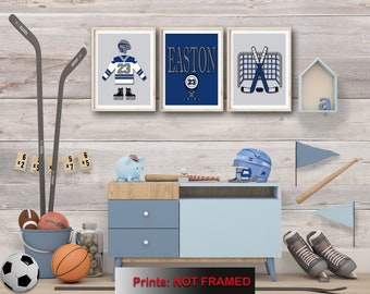 Nursery Hockey Wall Art - Etsy