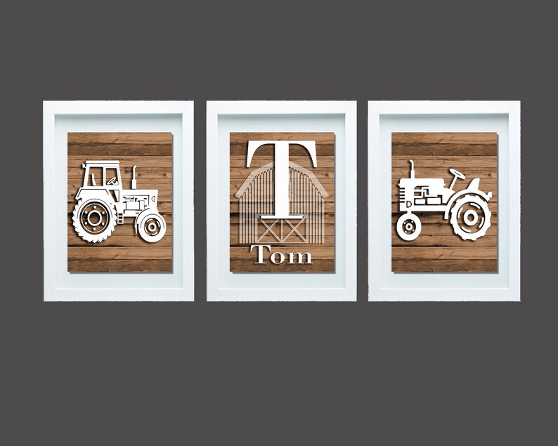 tractor wall art tractor design tractor decor farmhouse | etsy