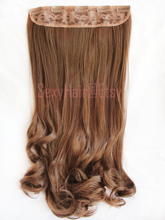 24 Chestnut Brown Hair Extension One Piece Extension Etsy