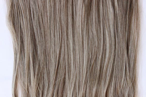 23 Med Brown With Bleach Blonde Highlights Hair Etsy
