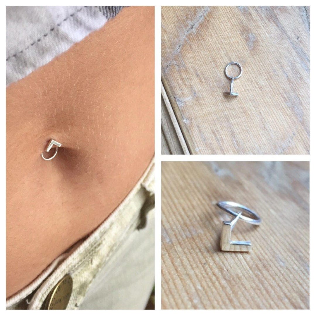 Plain belly hotsell button rings