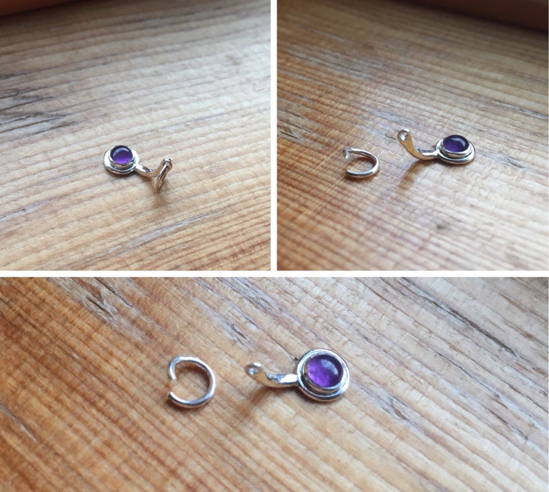 Saturn Belly Button Barbell piercings body jewelry simple minimal iolite classy petite rings .999 fine sterling silver 14k solid gold fill