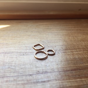 Replacement Barbell Ring Closures for SOLID GOLDS ONLY | minimal belly button jewelry simple small barelythere petite contemporary body tiny