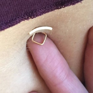 Replacement Barbell Ring Closures for SOLID GOLDS ONLY minimal belly button jewelry simple small barelythere petite contemporary body tiny image 6