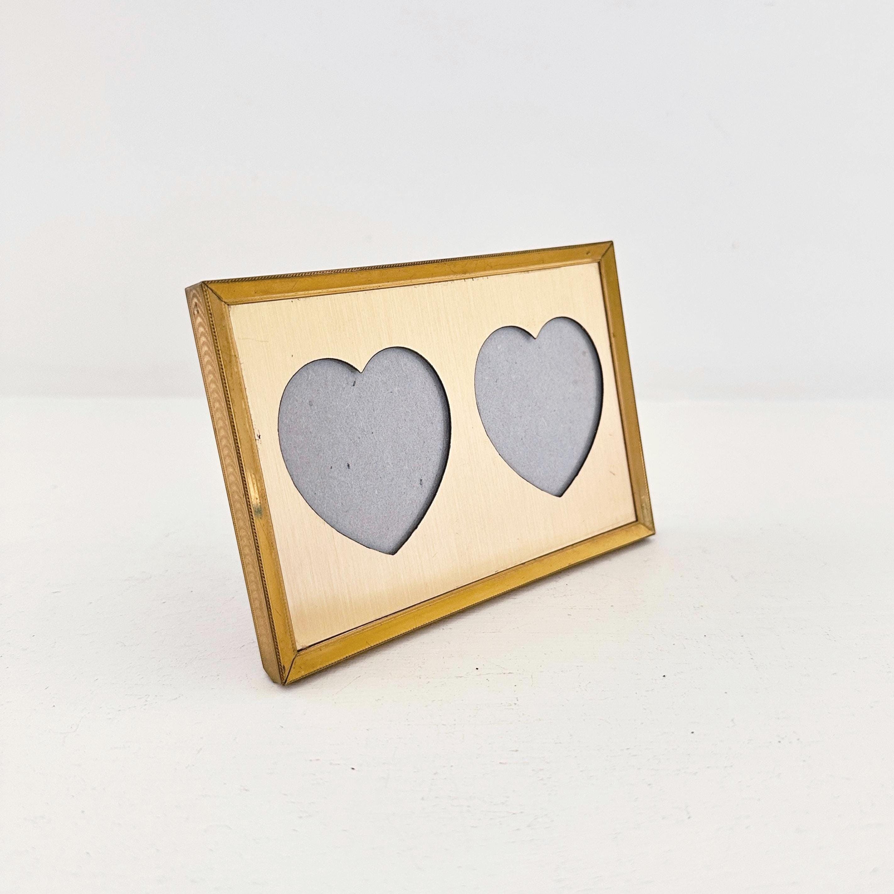 Vintage Brass Heart Frame - Etsy