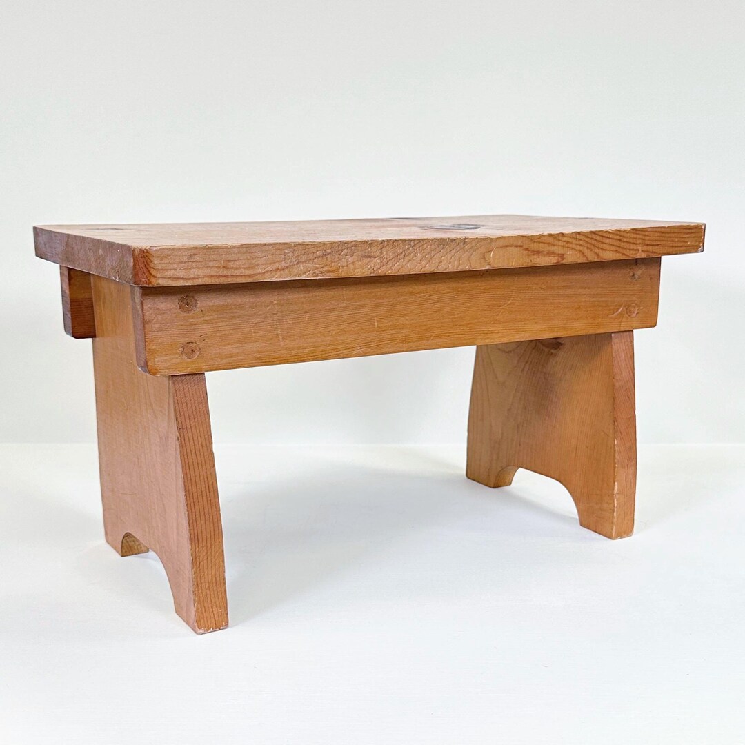 Vintage Wooden Step Stool, Plant Stand, or Riser - Etsy