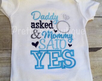 mommy said yes t shirt