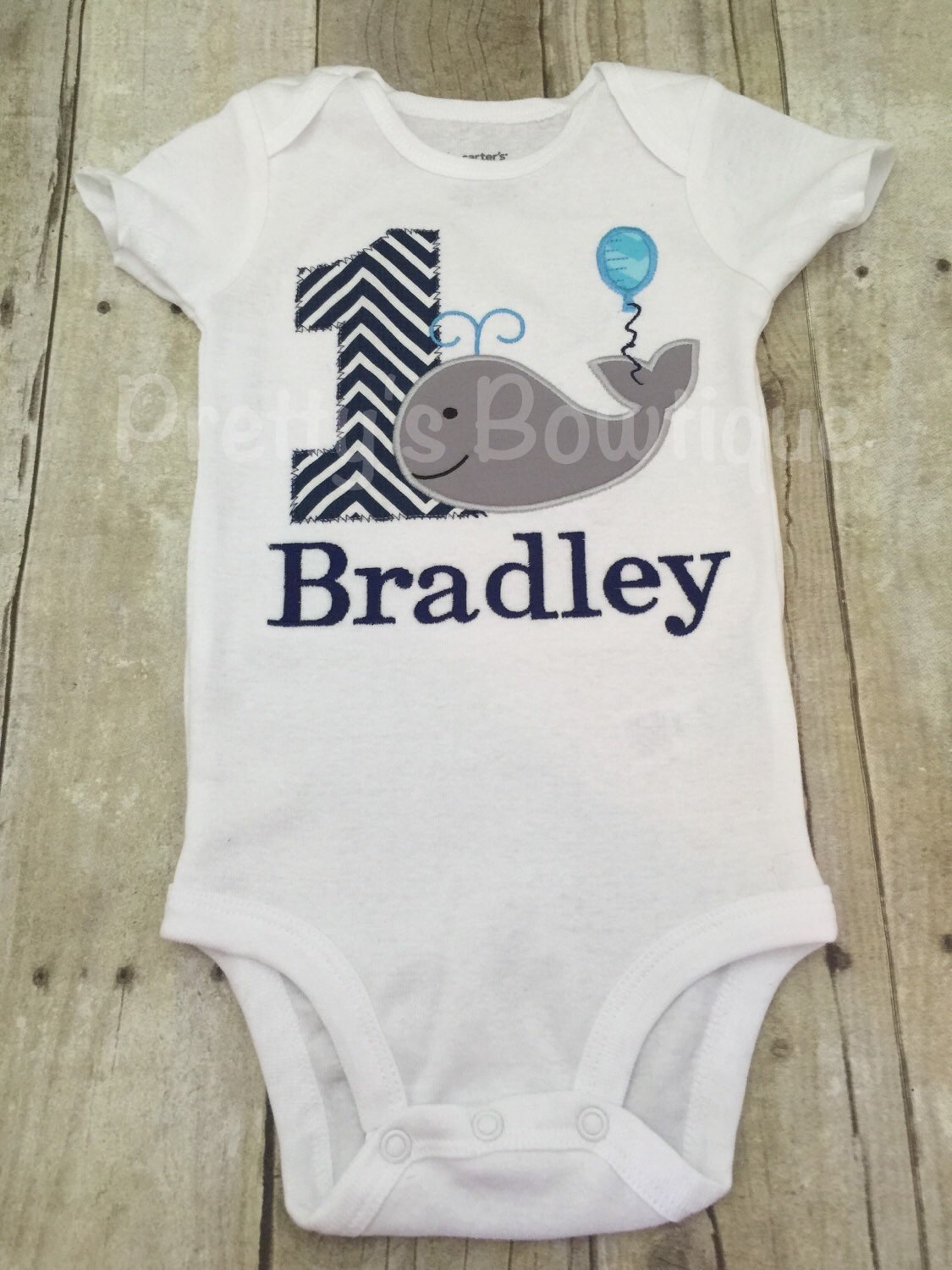 Boys Whale 1st Birthday Shirt or Bodysuit Custom Birthday - Etsy