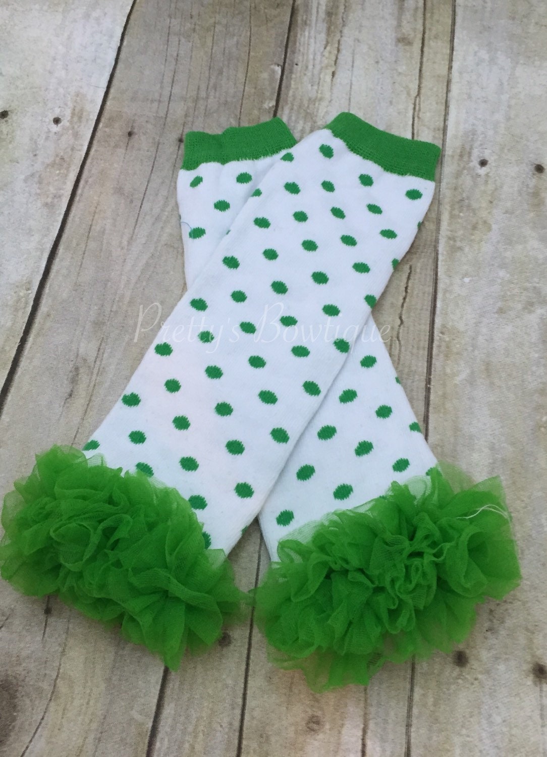 Green Polka Dot Leg Warmersbaby Leg Warmers/photo Prop Stripe Etsy