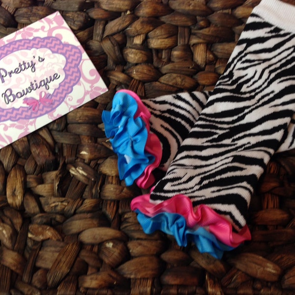 Zebra Leg Warmer Etsy
