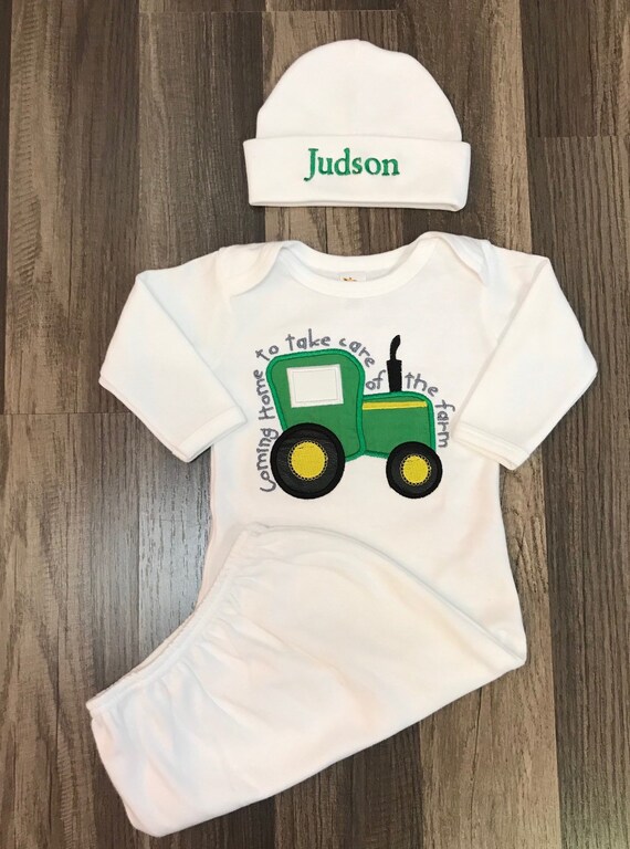 newborn farm outfit