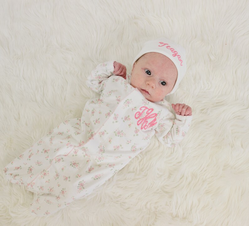 Baby girl coming home outfit Newborn coming home outfit Rose Etsy