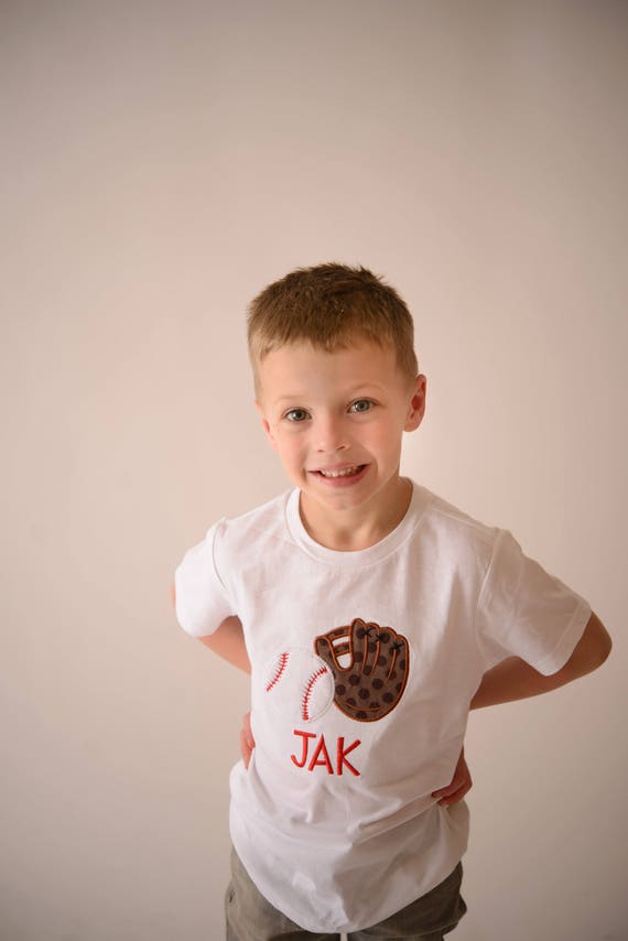 Toddler boy baseball shirt sale