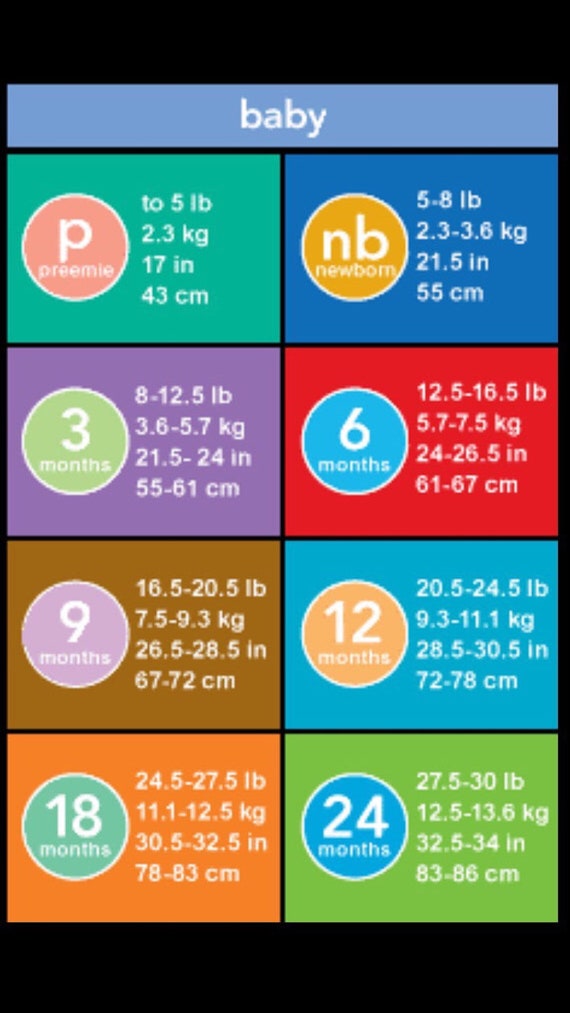 Size Chart in cm – Dressed for the Circus