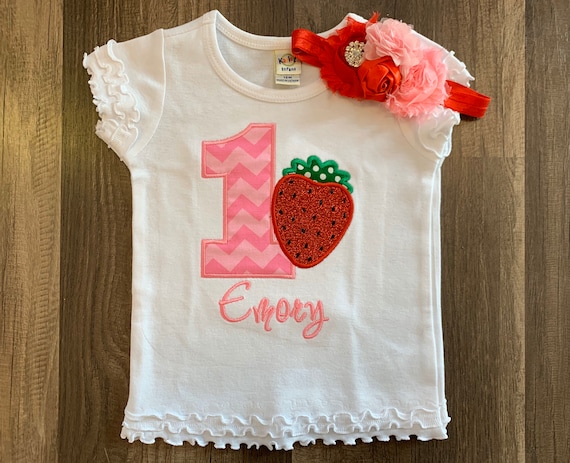 Strawberry birthday shop outfit